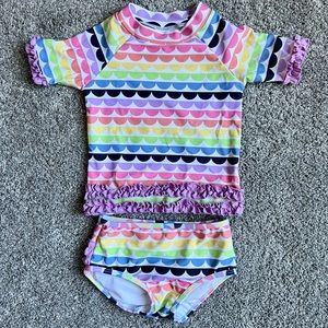 RuffleButts Two-Piece Swimsuit